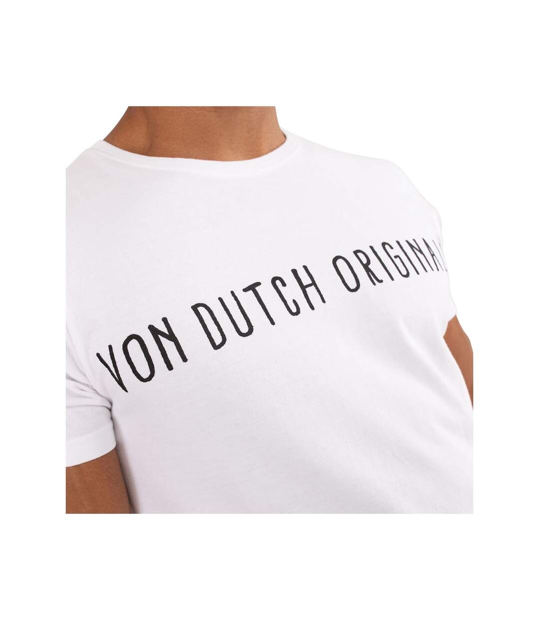 T-shirt col rond regular fit homme en coton Fast