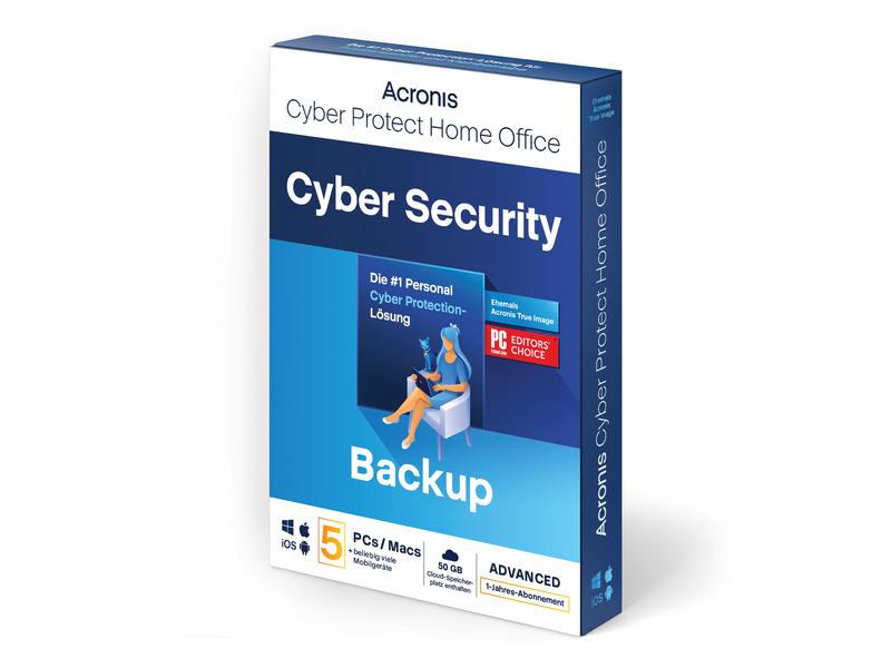 Acronis Cyber Protect Home Office Security Edition Box, ABO Schützen Sie Ihre digitale Welt vor allen Bedrohungen
