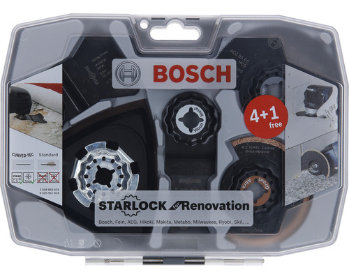 Bosch Professional Starlock Set voor Renovatie 5-delig.
