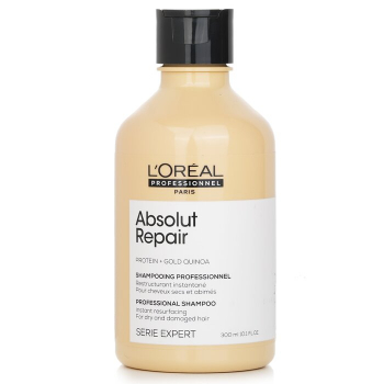 L'oreal Professionnel Serie Expert - Absolut Repair Protein   Gold Quinoa Instant Resurfacing Shampoo 300ml/10.1oz