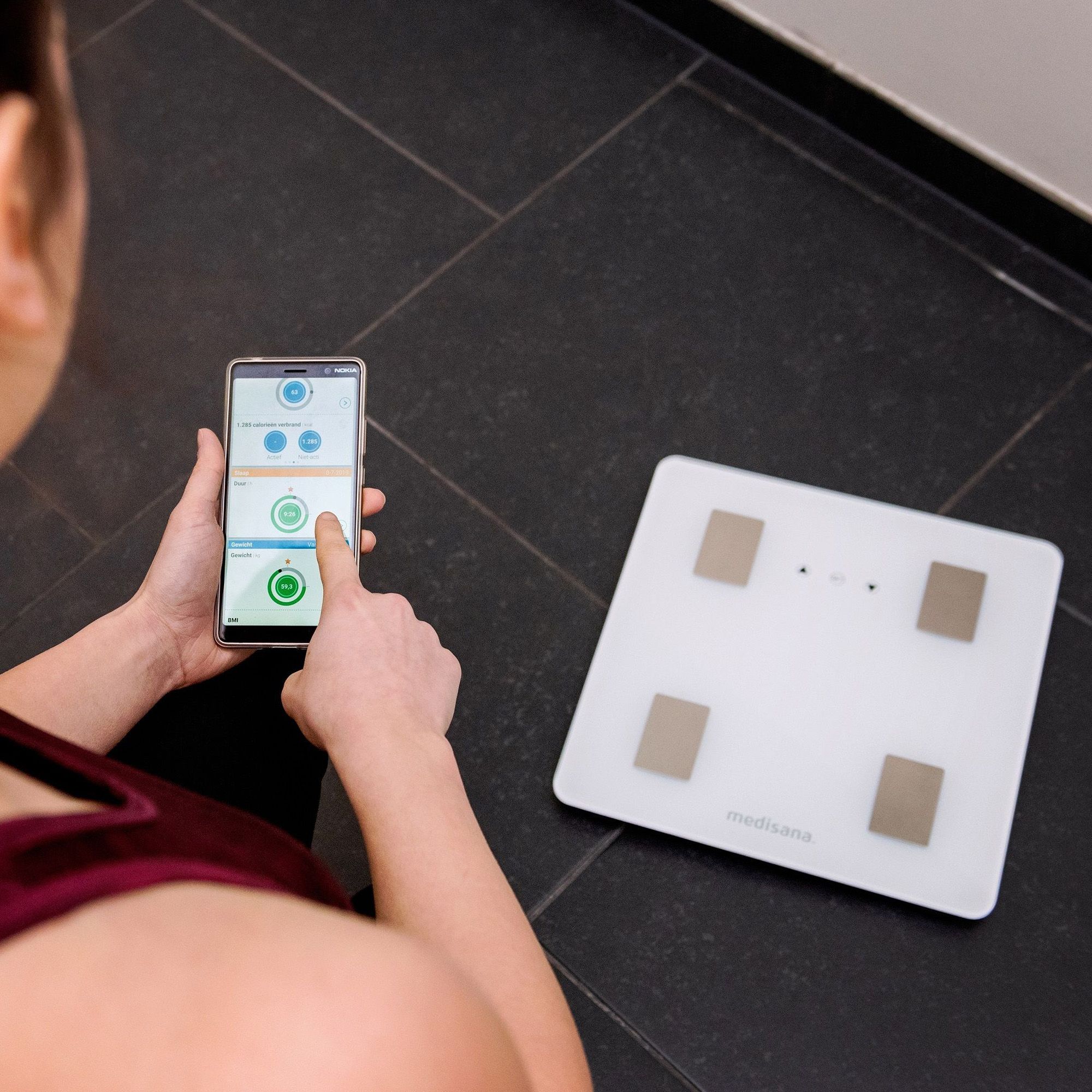 medisana BS 414 connect Körperanalysewaage mit Smartphone App