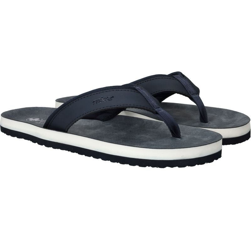 Rieker Slippers Blauw Heren
