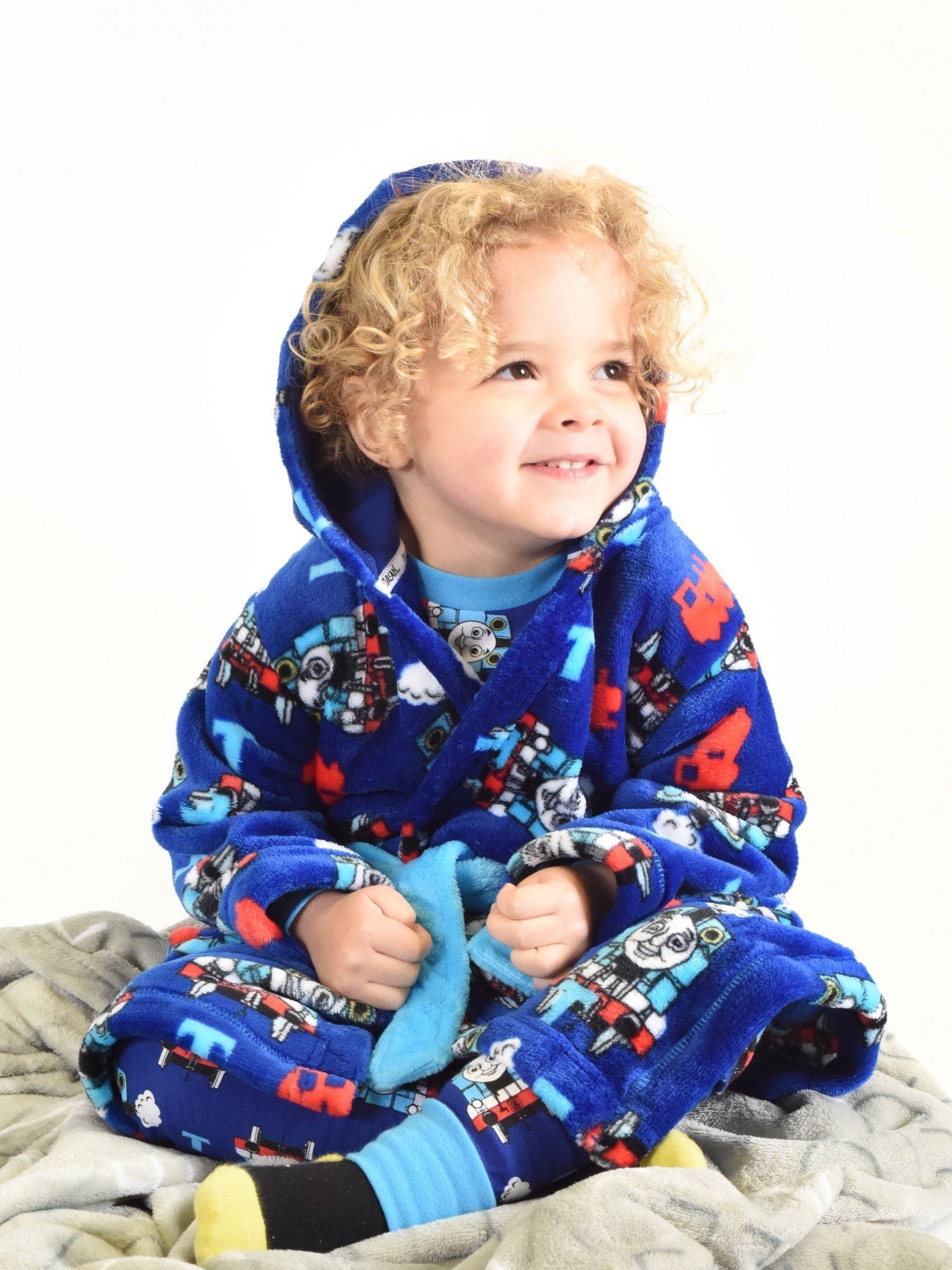 Brand Threads Thomas de Stoomlocomotief kamerjas voor jongens
