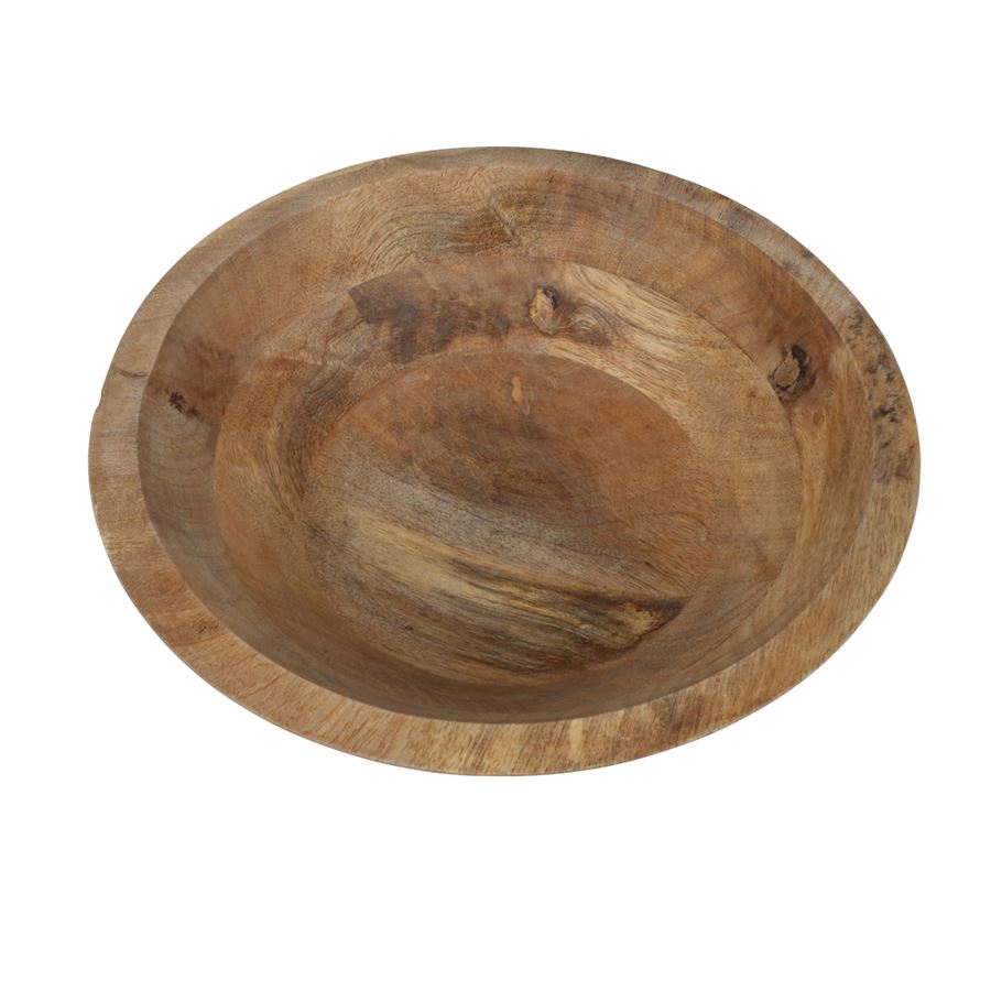 Holzschale aus Mangoholz 30x10cm