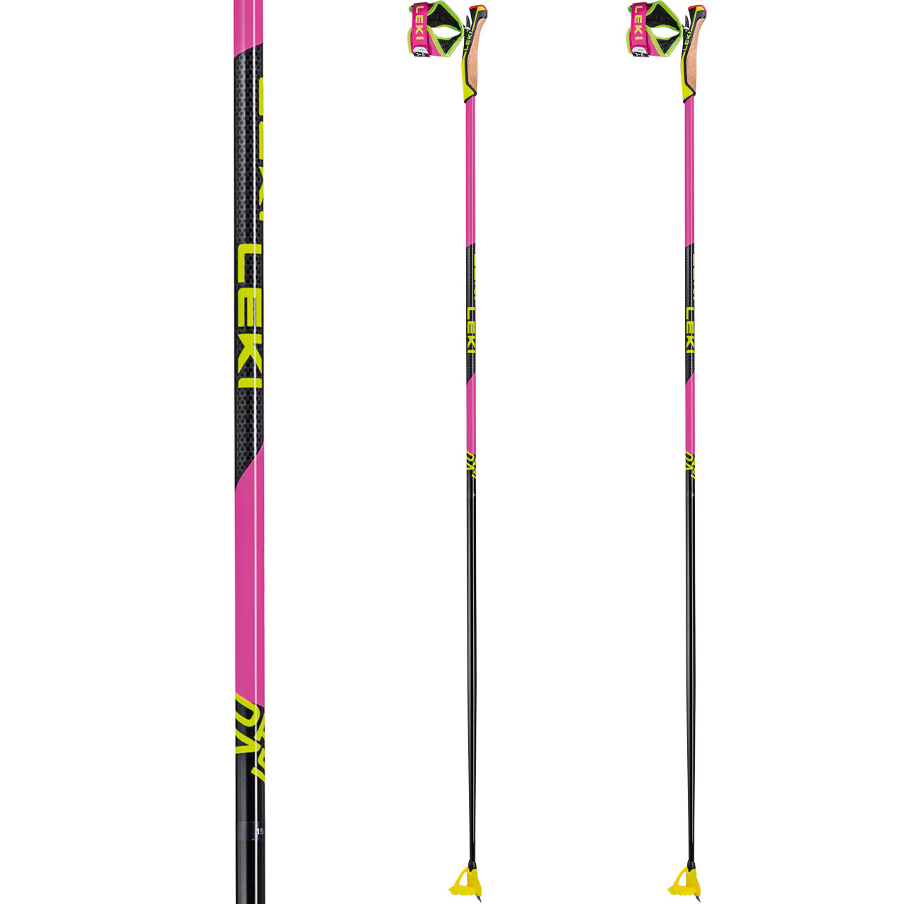 Leki PRC 750 neonpink/neonyellow/black | Leki Langlauf Skistöcke | Leki | L | MARKEN | XSPO