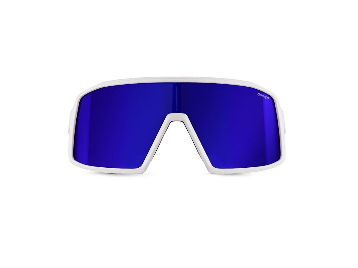 Sinner Narvik sport zonnebril - Matte White Blue Oil
