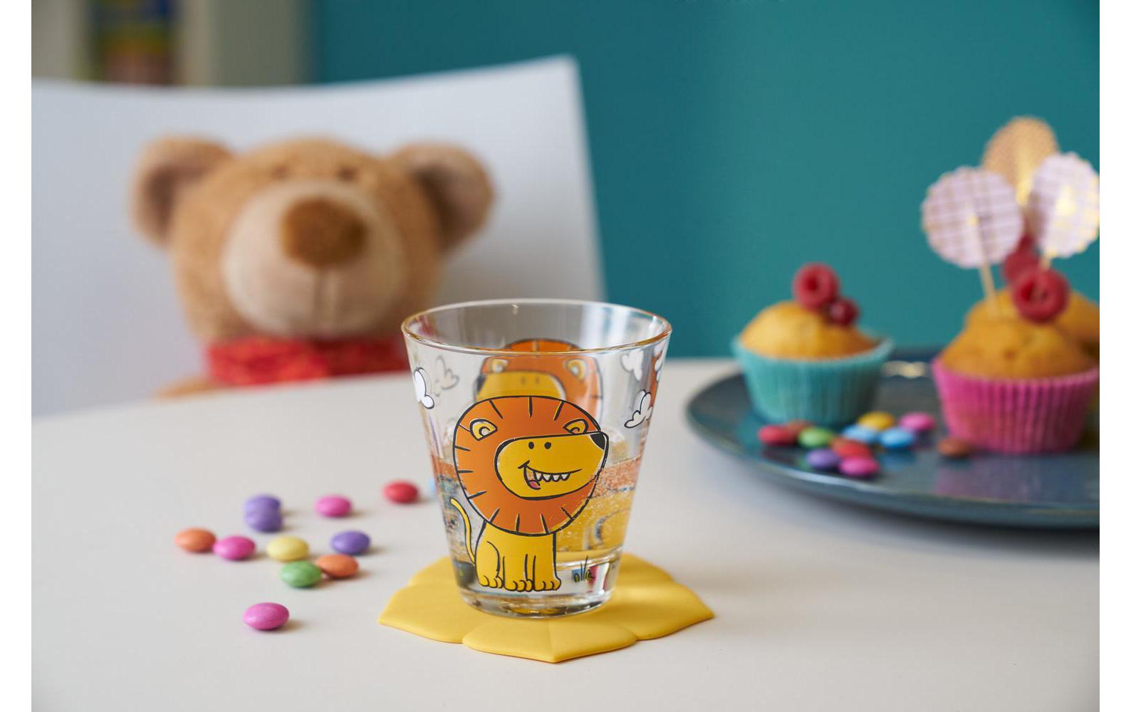 Kindertasse Bambini Löwe, 215 ml, 6 StückTrinkgläser Set für Kinder
