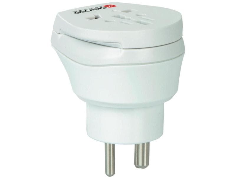 SKROSS Reiseadapter Combo World – DNK 2 in 1 Lösung