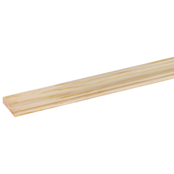 Decorlijst grenen 6x22 mm lengte 270 cm