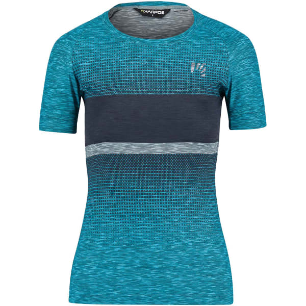 Maillot VTT KARPOS VERVE W TEE BLUE ATOLL/SKY CAPTAIN