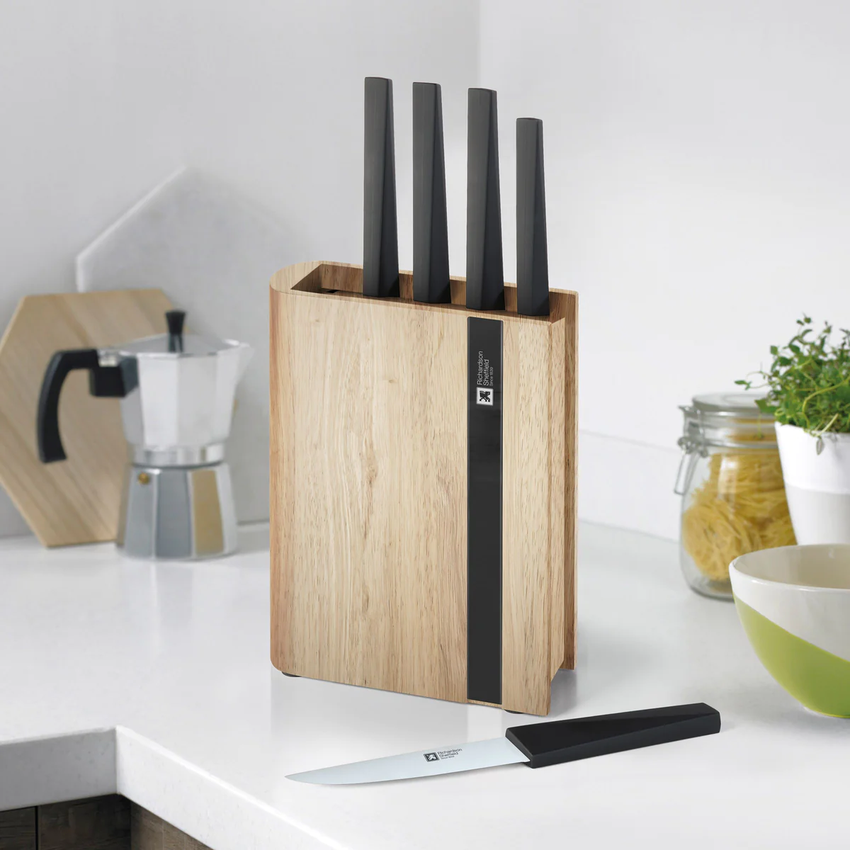 Edge Nature - Bloc 5 couteaux de cuisine Richardson Sheffield