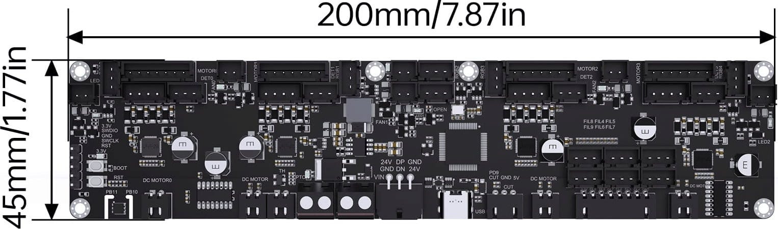 BIGTREETECH  KMS PCB Kit    Das Herzstück deines Multi-Color-Setups