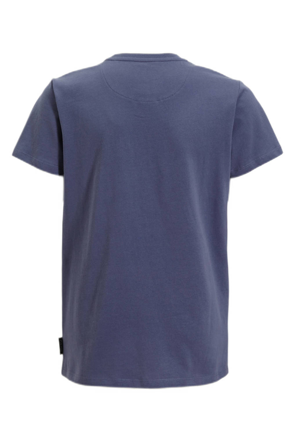 Me & My Monkey T-shirt Paulo met tekstopdruk donkerblauw