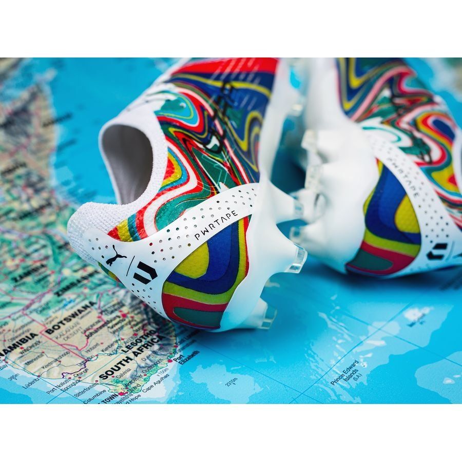 PUMA X Unisport Ultra Ultimate FG/AG Flags of the World - Blanc/Noir/Rouge/Vert ÉDITION LIMITÉE