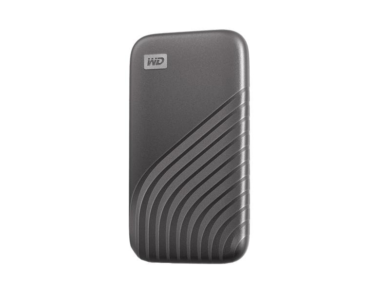 Western Digital Externe SSD My Passport 2000 GB, Grau Externe SSD mit einer Lesegeschwindigkeit von 1050 MB/s