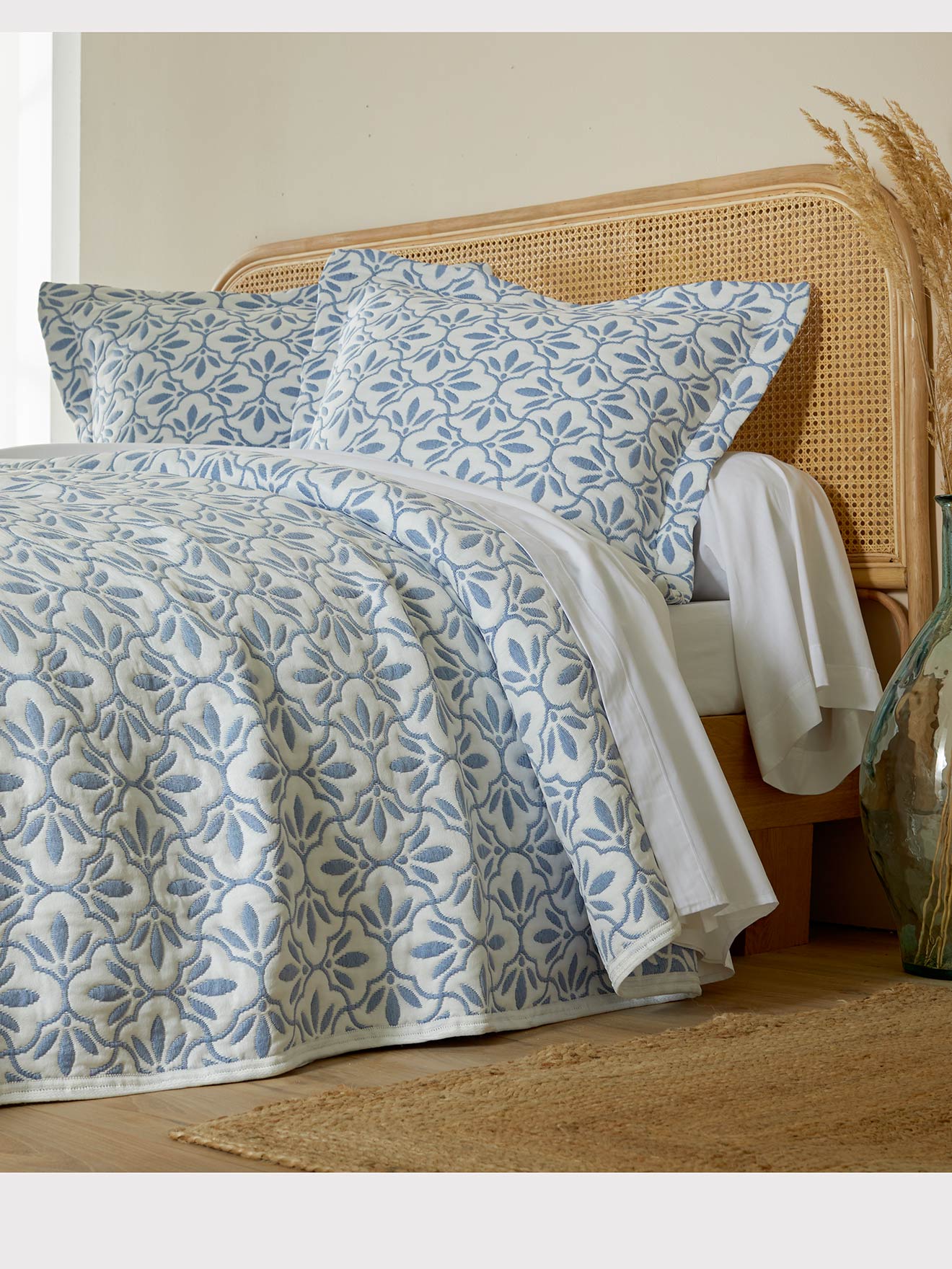 Housse d'oreiller microfibre matelassée