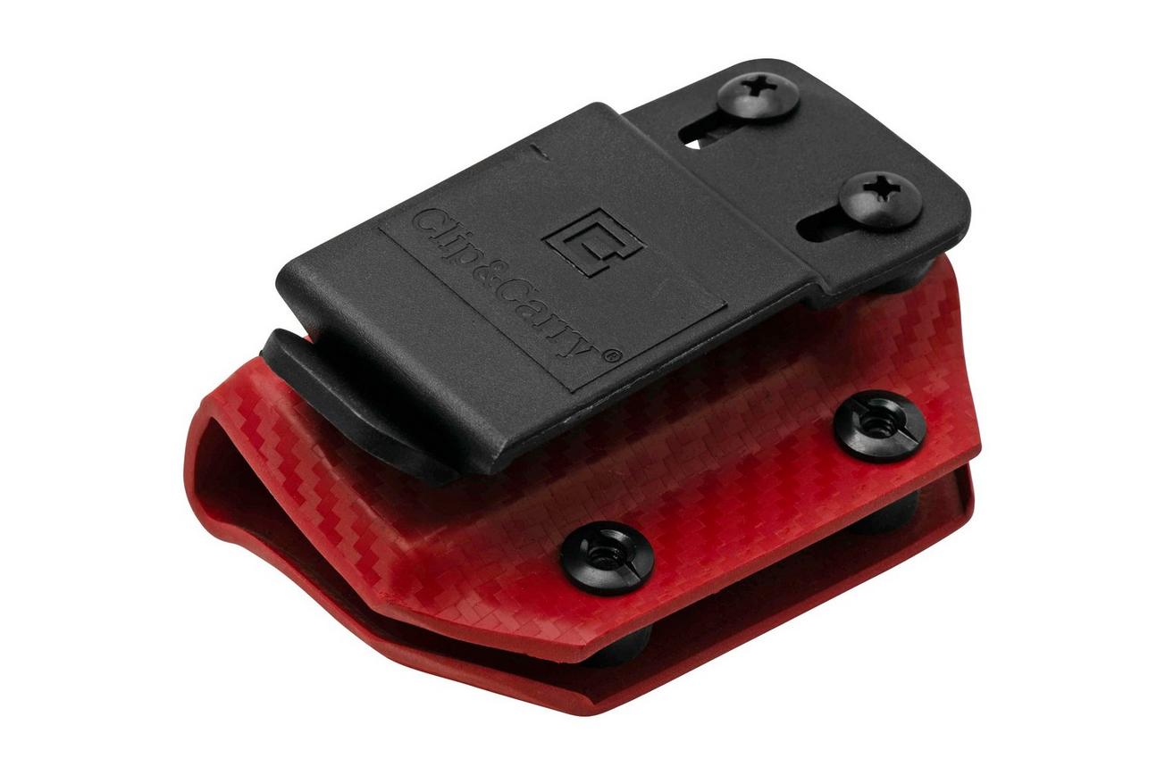 Clip And Carry Kydex Sheath Leatherman Signal, Carbon Fiber Red LSGNL-CF-RED riemholster