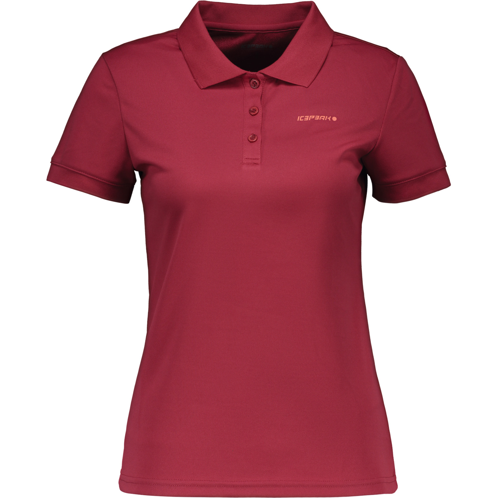 Icepeak Damen-Poloshirt Bayard M, bordeaux