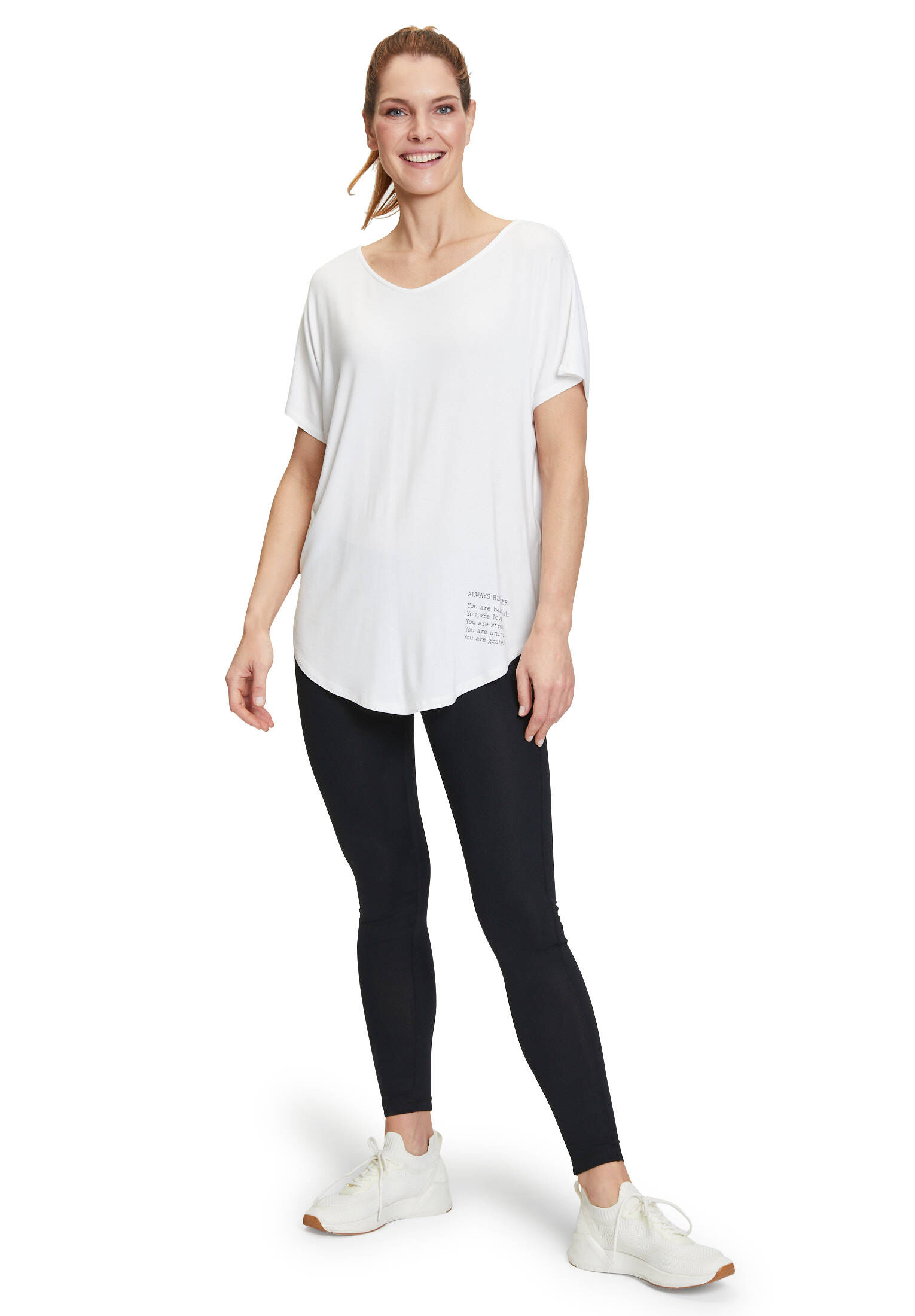 Betty Barclay| Damen Oversize-Shirt mit V-Ausschnitt