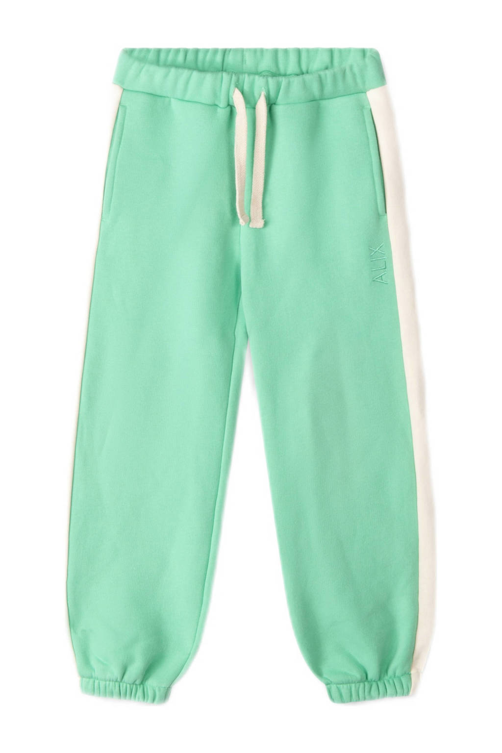 Alix the Label joggingbroek mintgroen/ecru