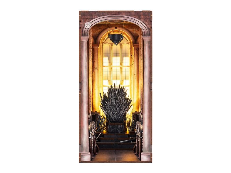 Revell Bausatz Iron Throne Dragon House Zauberhafte Miniaturwelt mit LED-Beleuchtung für Ihr Bücherregal