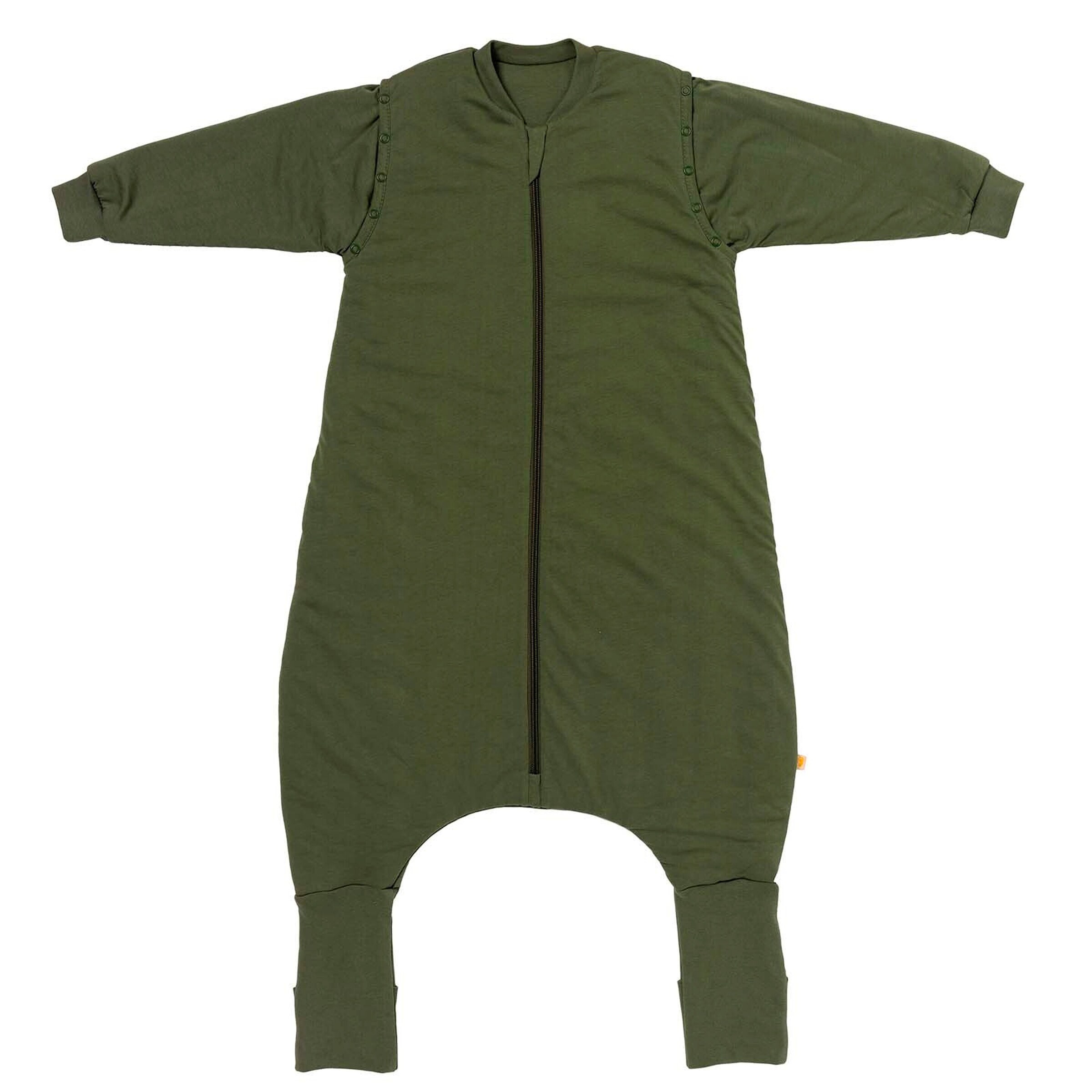 schlummersack Schlafsack mit Füßen 2.5 Tog Olive