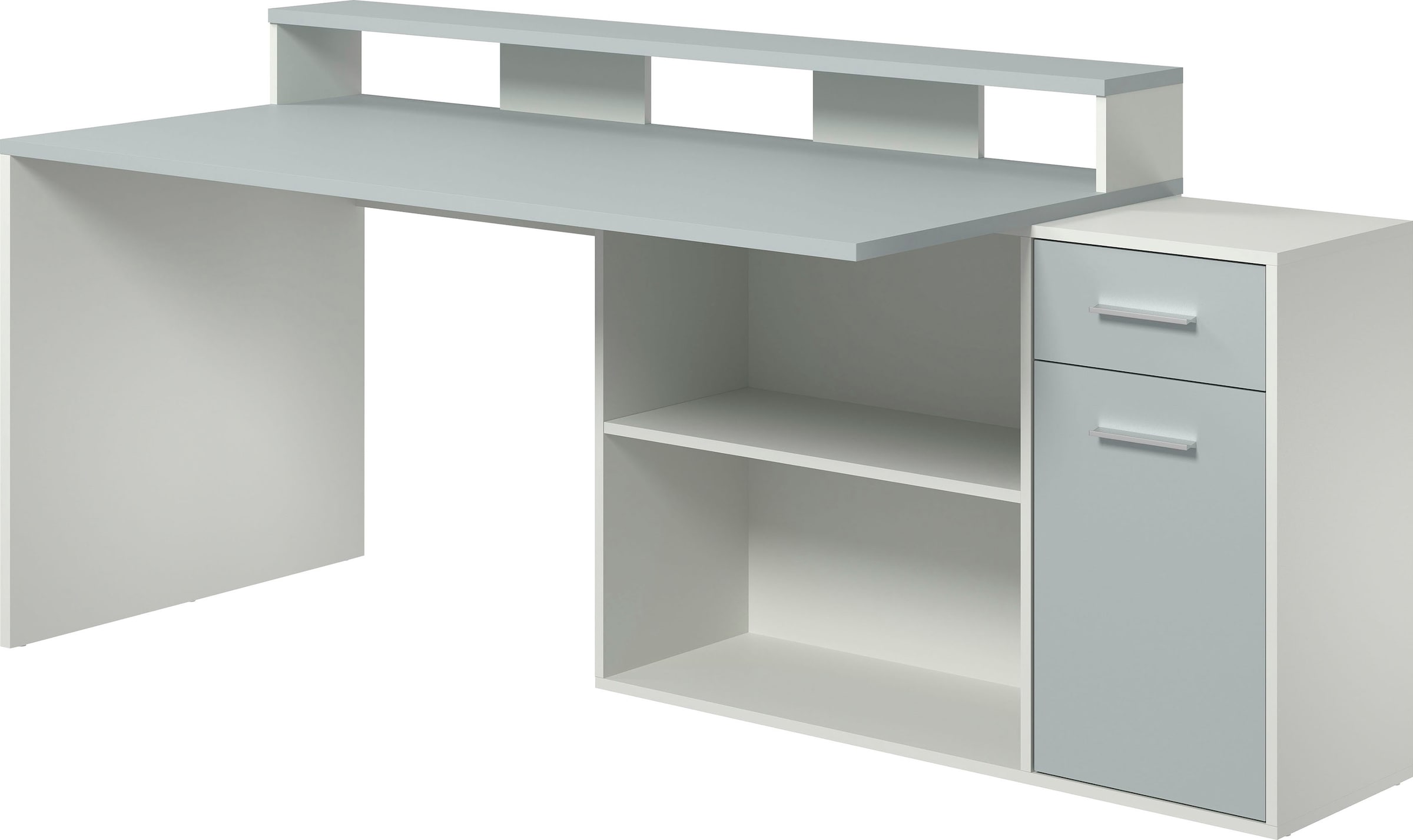 INOSIGN Schreibtisch »Chester« 2 Stk. tlg. Gamingtisch mit Lowboard - Arbeitstisch Masse (B/T/H) 160/115/92 cm