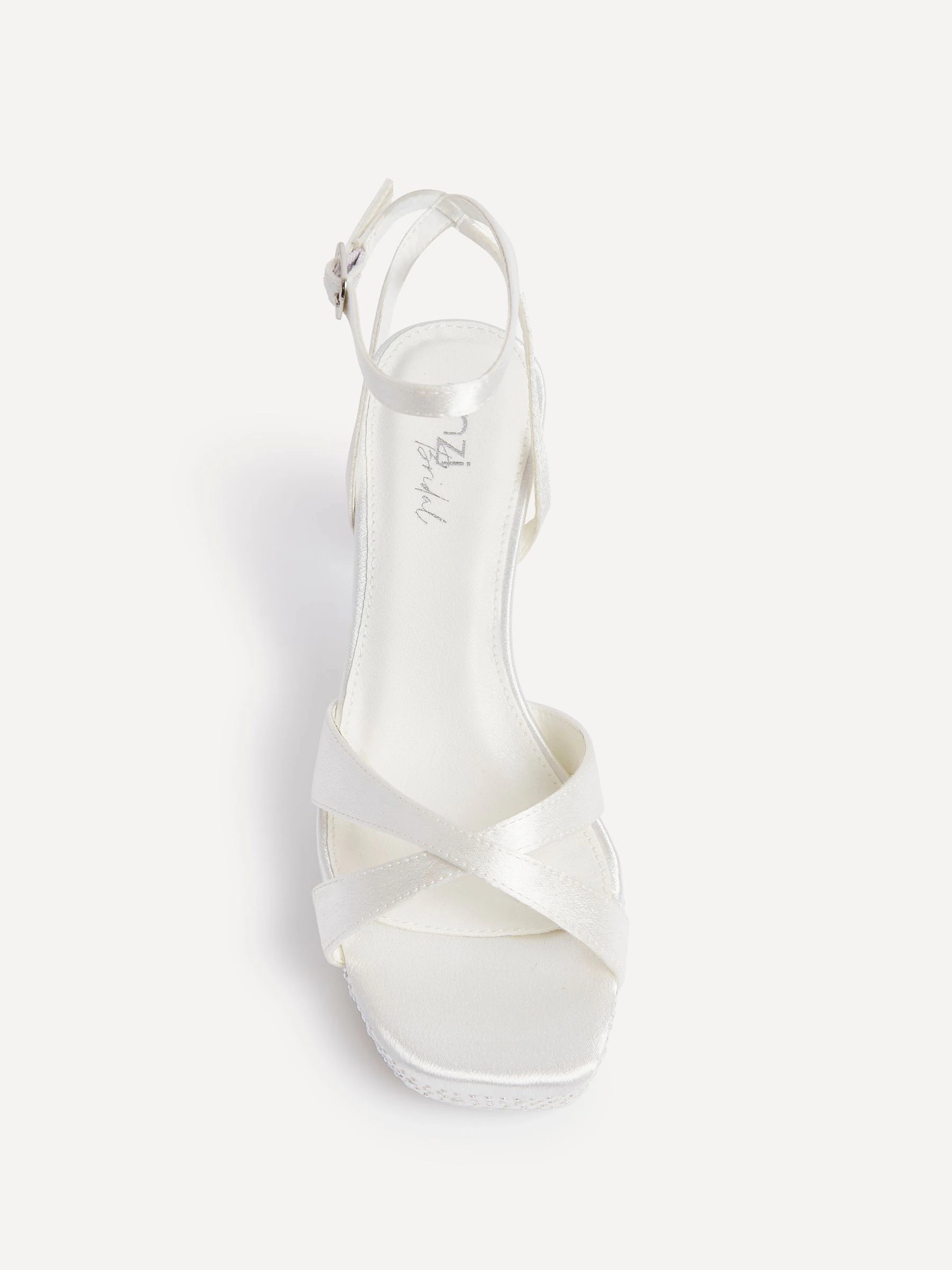 Linzi Bridal Romantica Platform Heeled Sandals with Embellishments