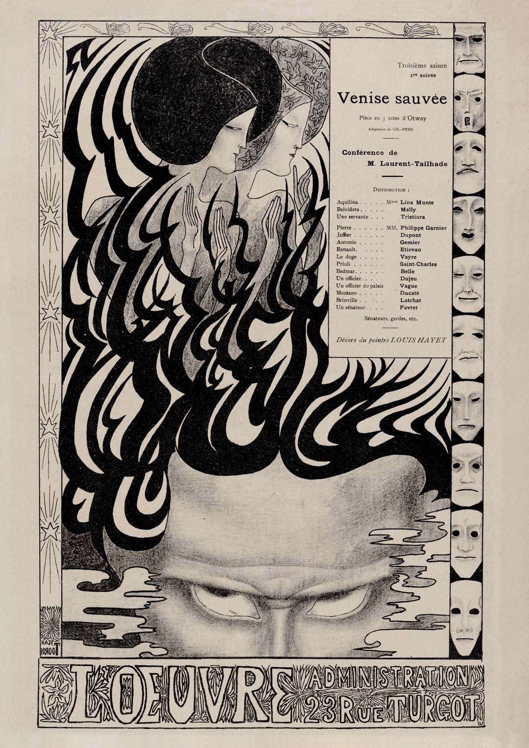 Vénise sauvée von Jan Toorop spielen