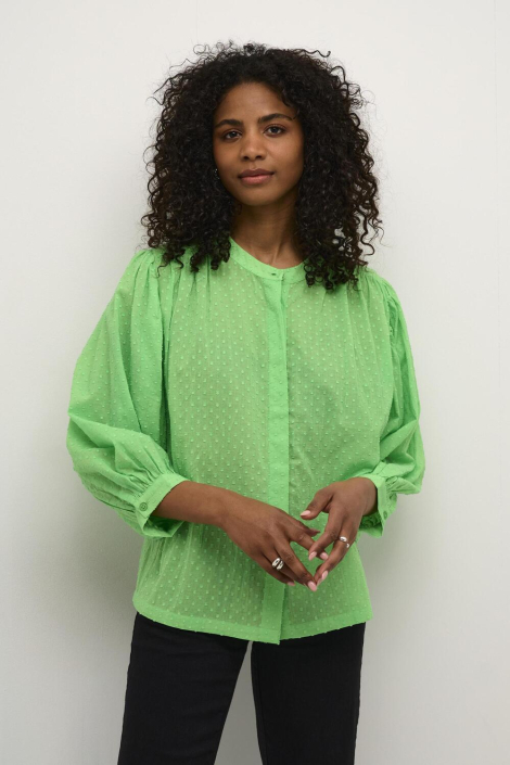 Kaffe groene dames blouse