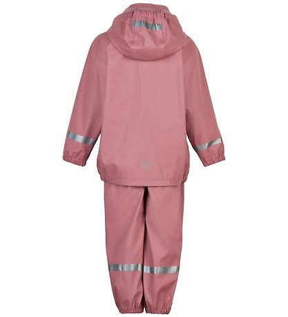 Color Kids Regenkleidung m. Träger - PU - Alt Rose