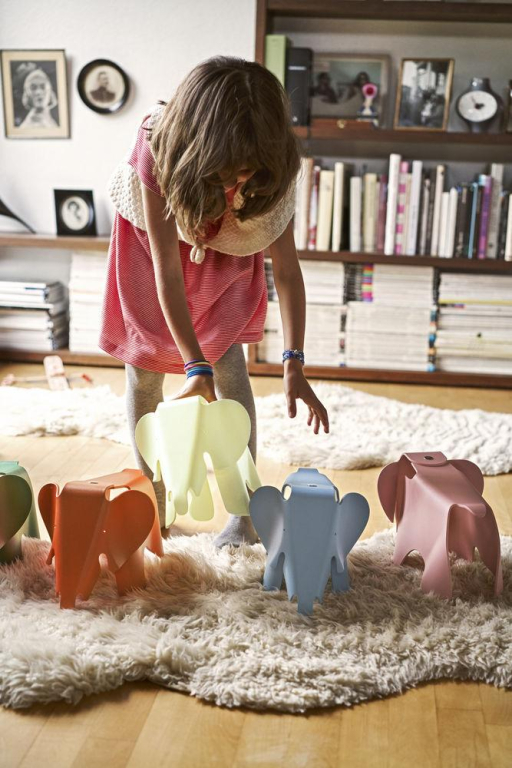Vitra Eames Elephant RE small decoratie olifant Red Orange