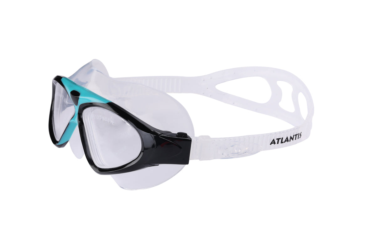 Atlantis Tetra Zwembril - Black/Turquoise