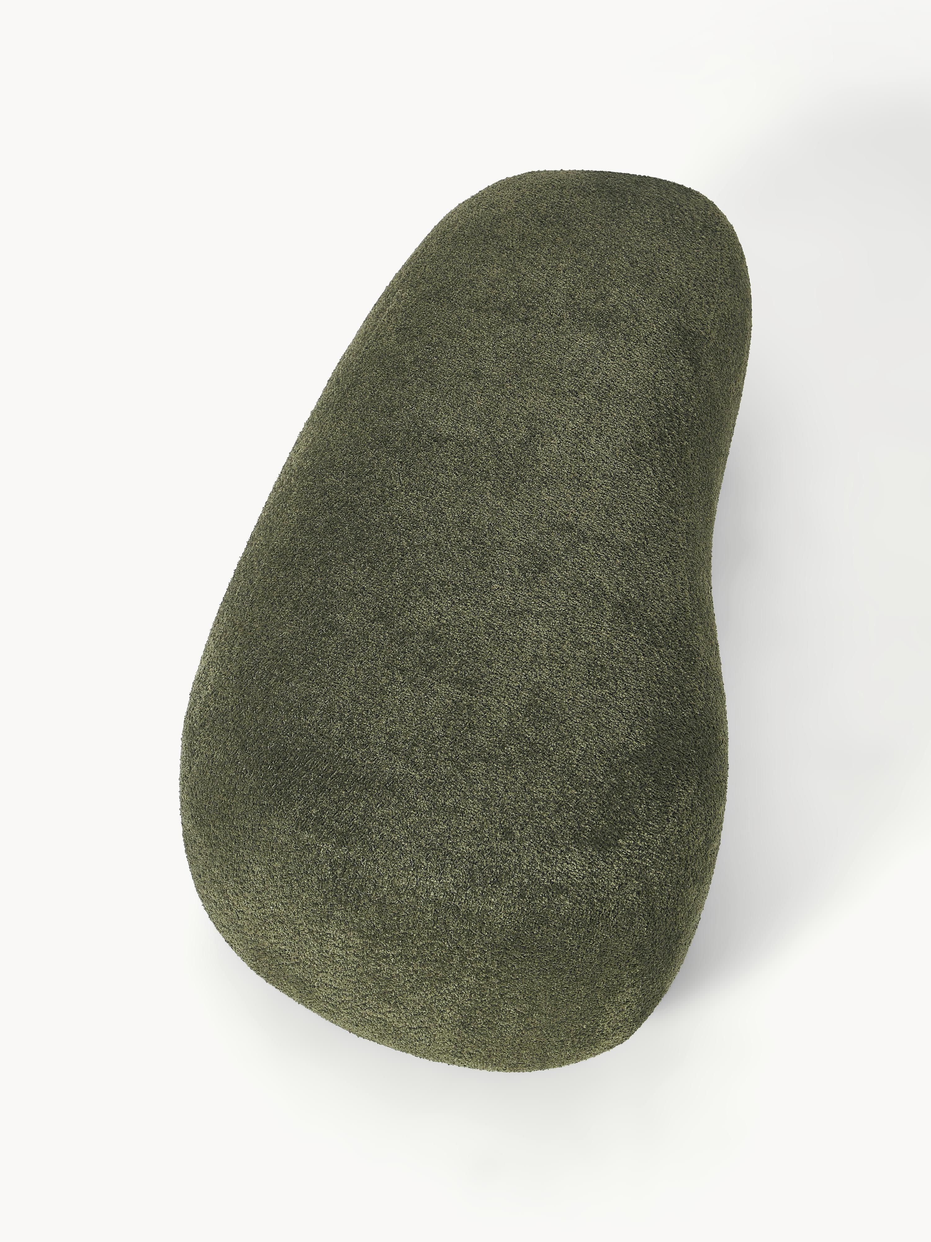XL poef Alba van teddy bouclé