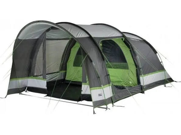 High Peak Brixen 5.0, Kuppeltelt, 5 person(er), Sort, Grøn, Grå
