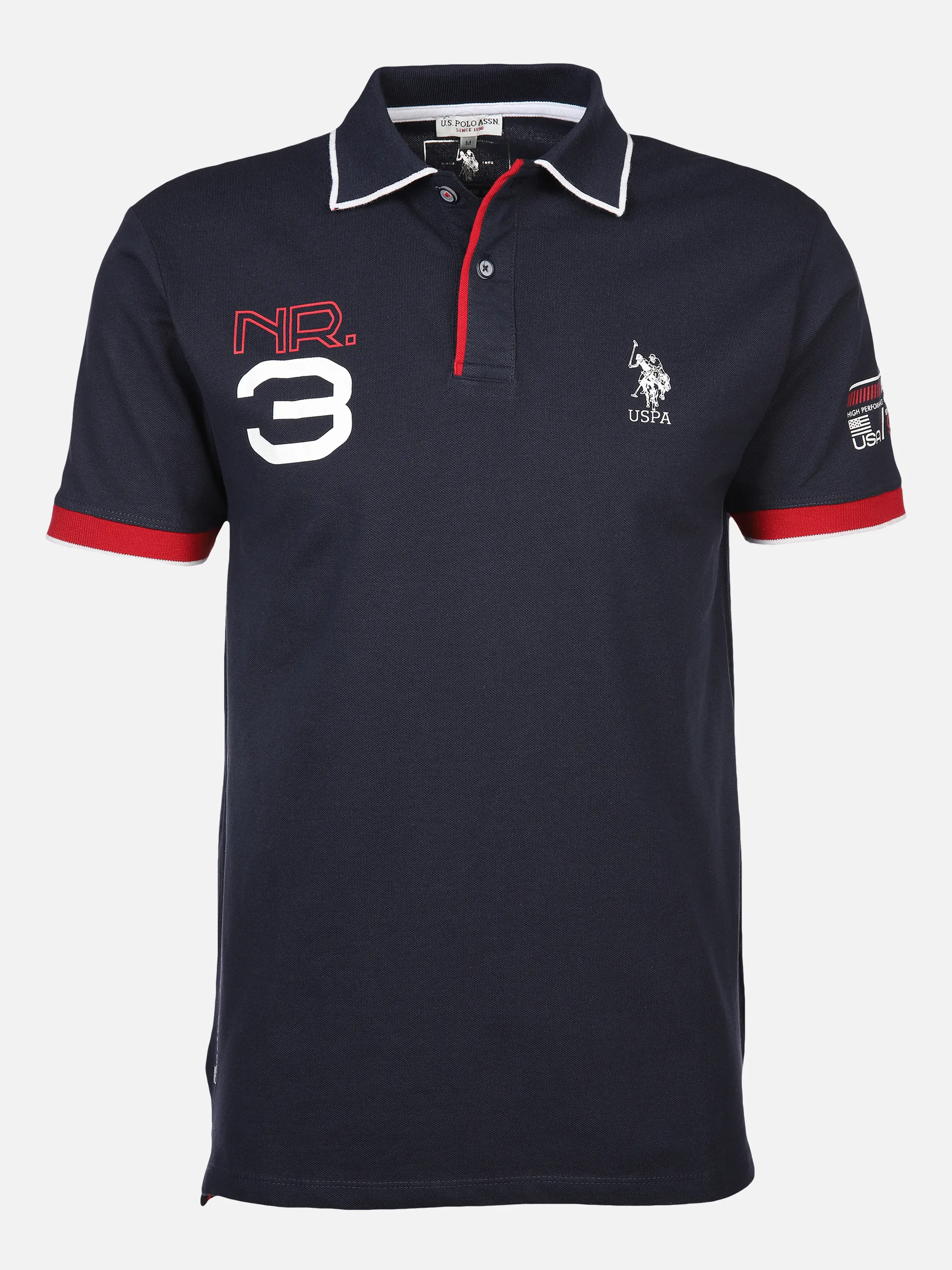 Herren Poloshirt mit Print