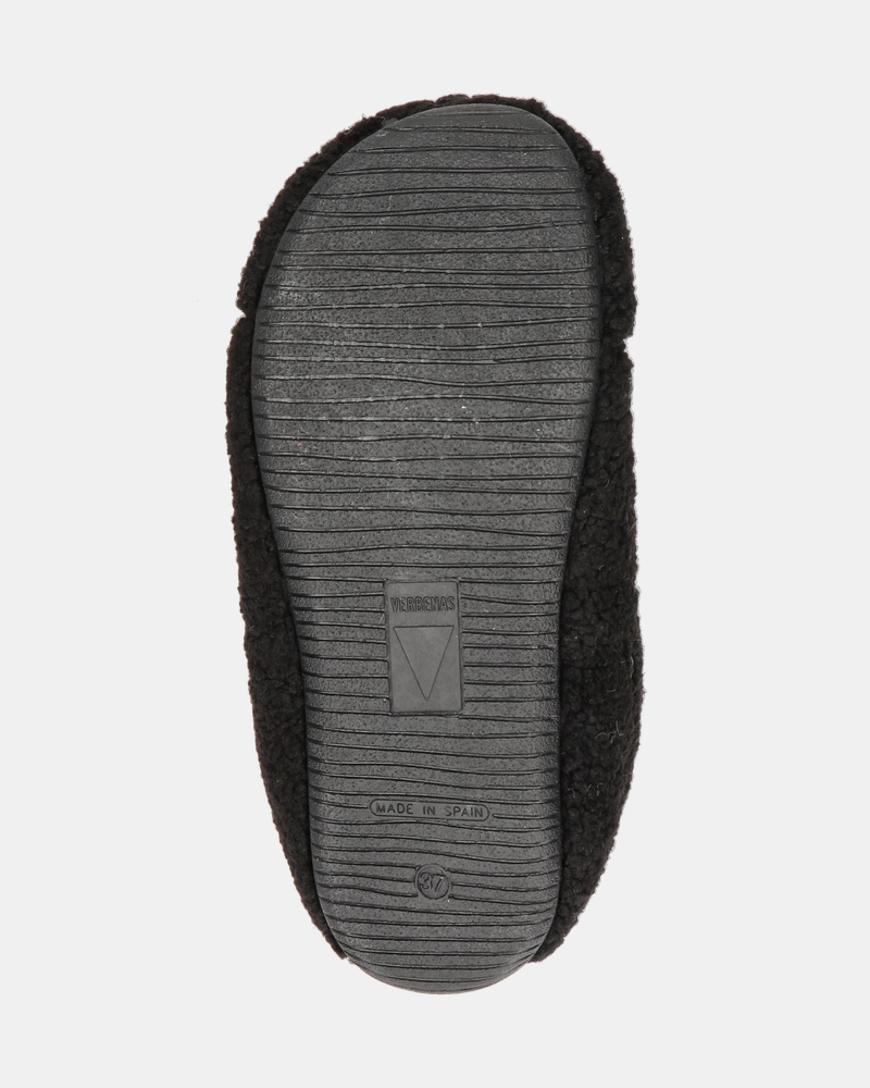 Verbenas Yeti Nairobi Pantoffels  - zwart