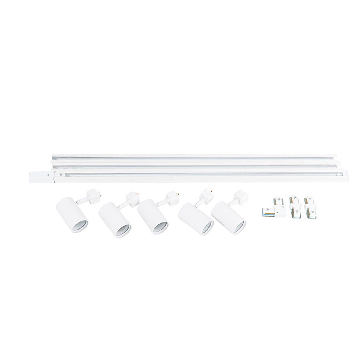 Modern railsysteem met 5 spots wit 1-fase  - Iconic Jeana