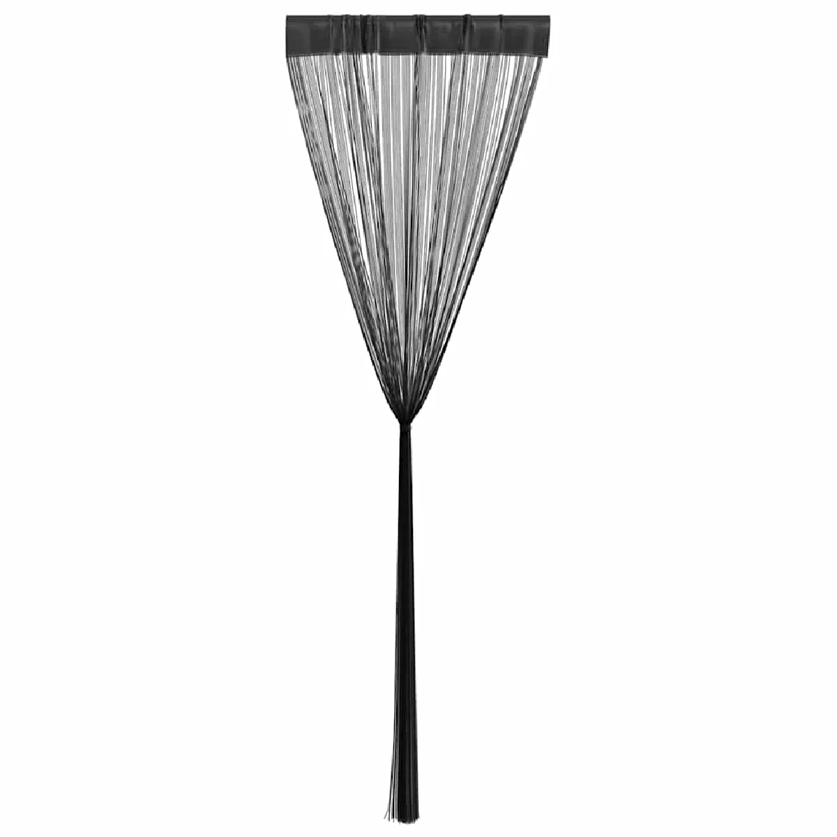 vidaXL Fils noir