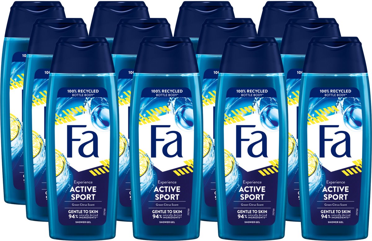 12x Fa Douche sport (250 ml)