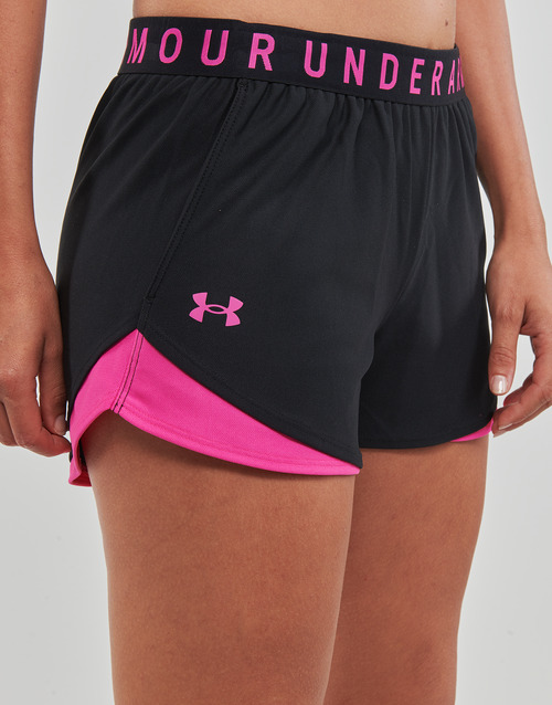 Under Armour - PLAY UP SHORTS 3.0 - Noir / Rose