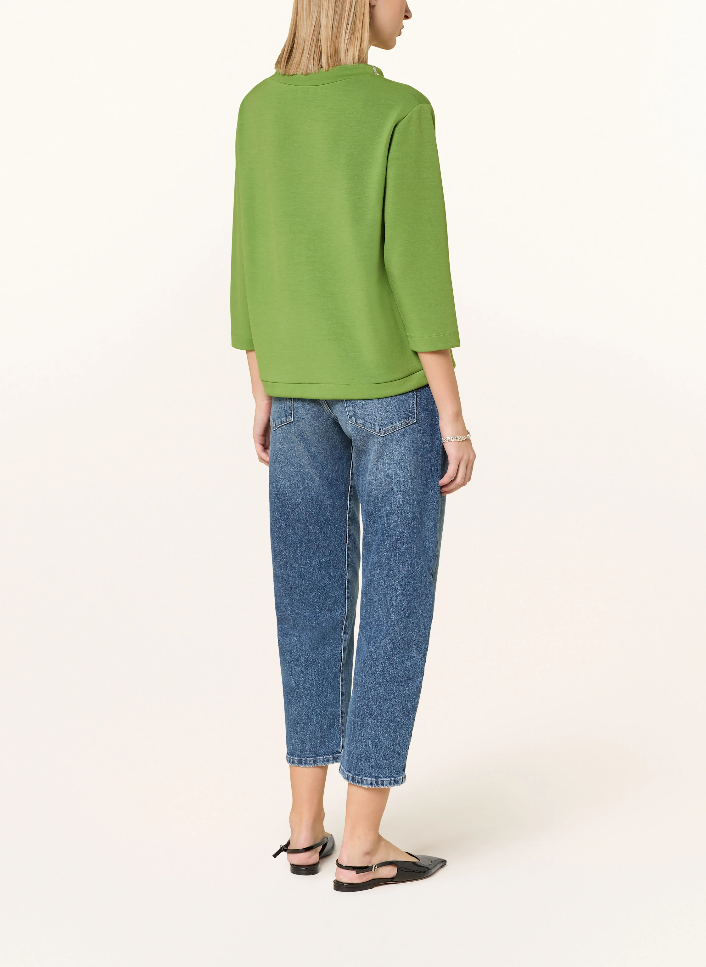 monari Shirt mit 3/4-Arm und Schmucksteinen