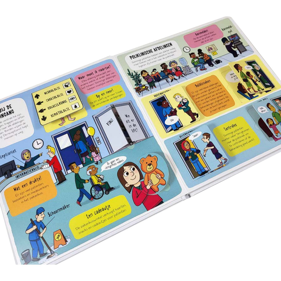 Uitgeverij gottmer flapjesboek in het ziekenhuis