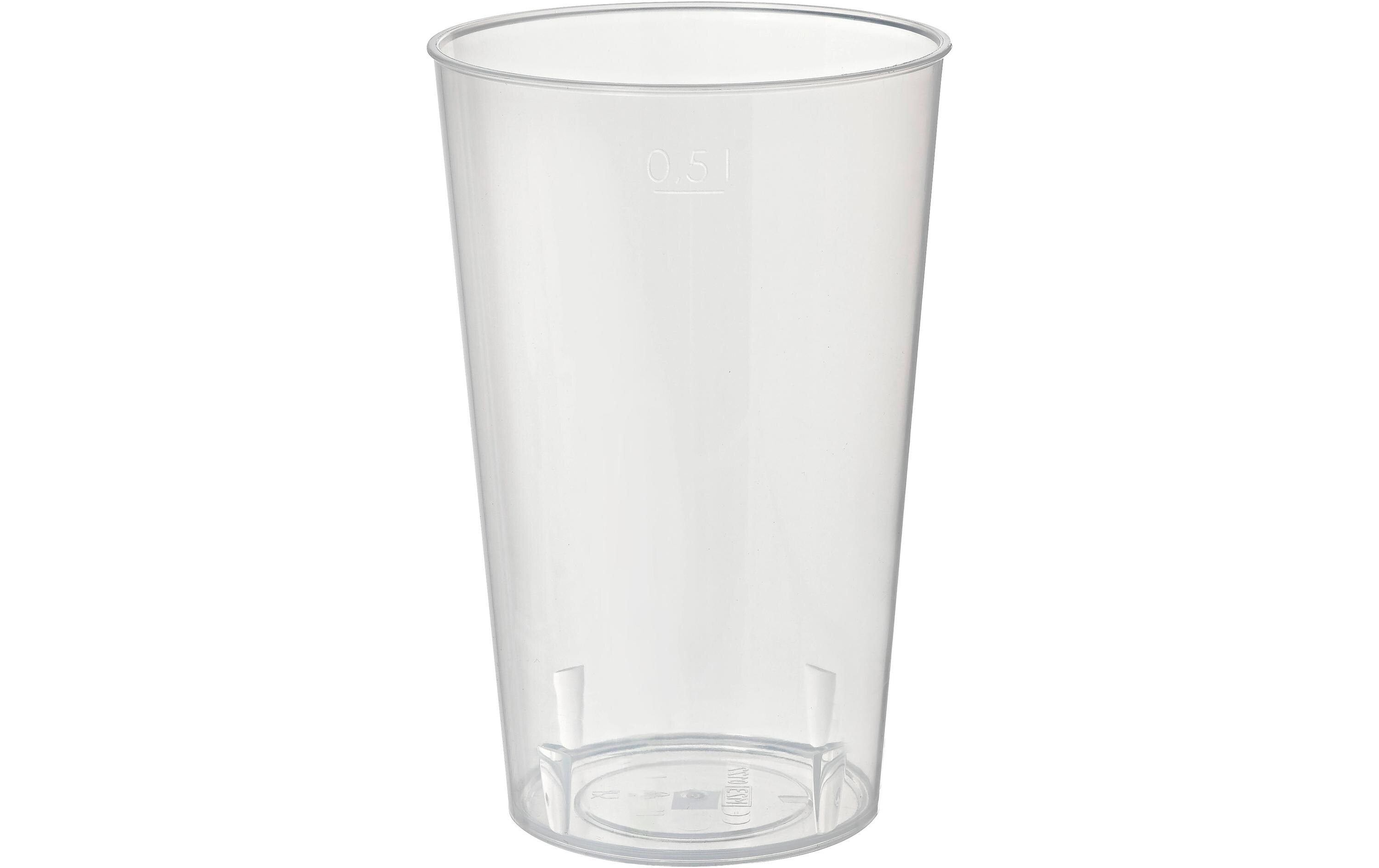 Trinkbecher Festival 500 ml, 150 Stück, Transparent<br>Mehrwegglas für das Festival