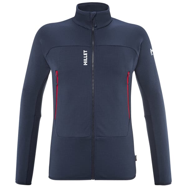 Veste polaire randonnée MILLET FUSION GRID JKT M SAPHIR