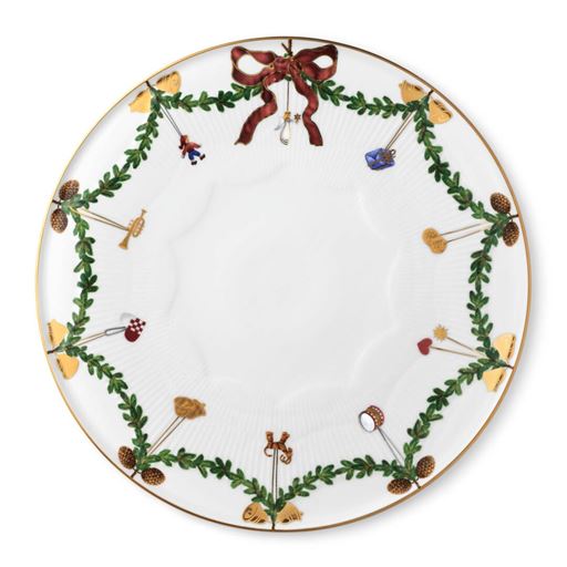 Royal Copenhagen Stjerne Riflet Fad, 32 cm