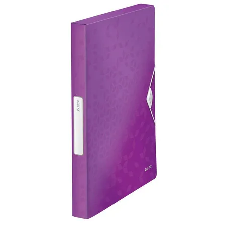 Leitz WOW Ablagebox, A4, PP, für 250 Blatt, Violett Metallic