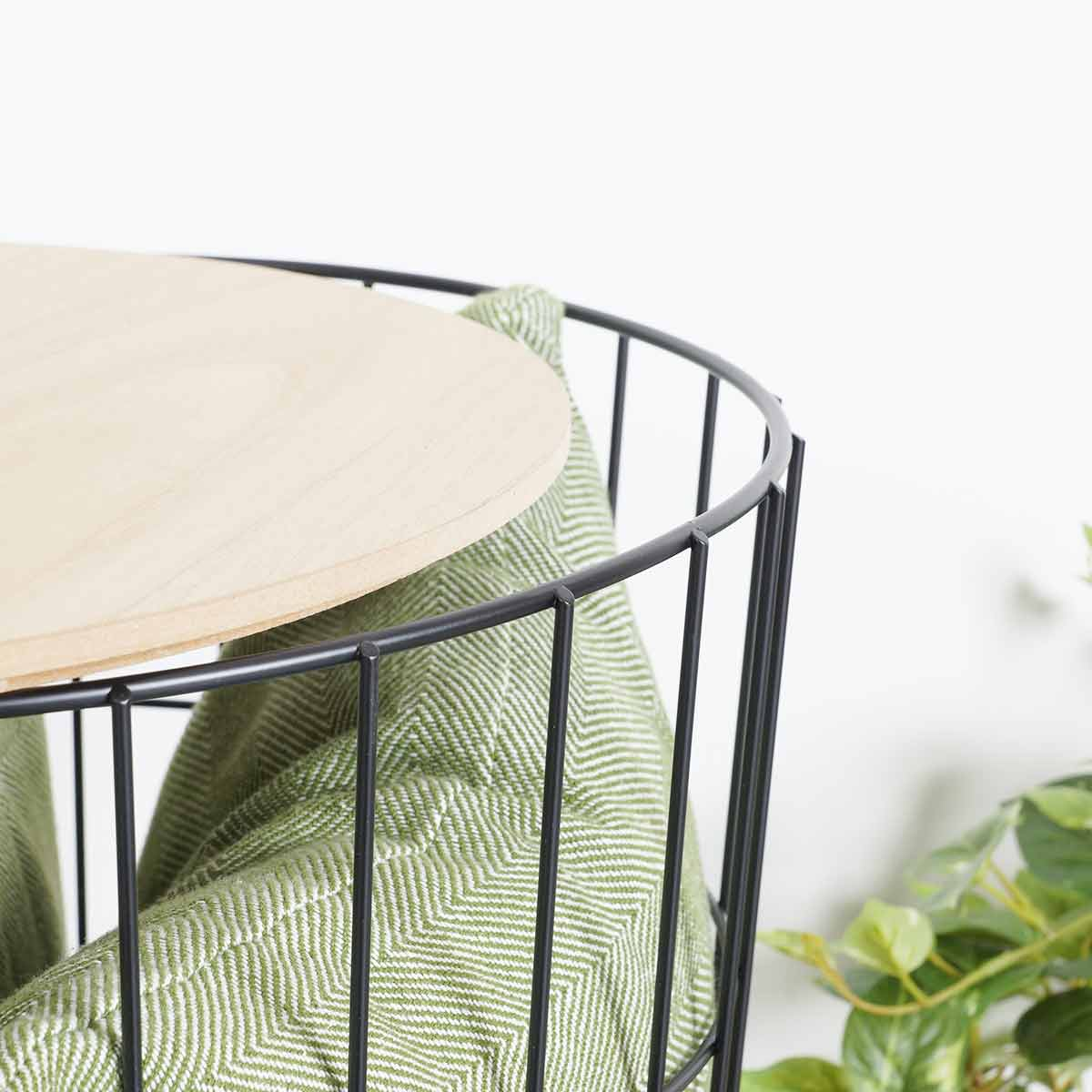 Bijzettafel Rens Klein zwart