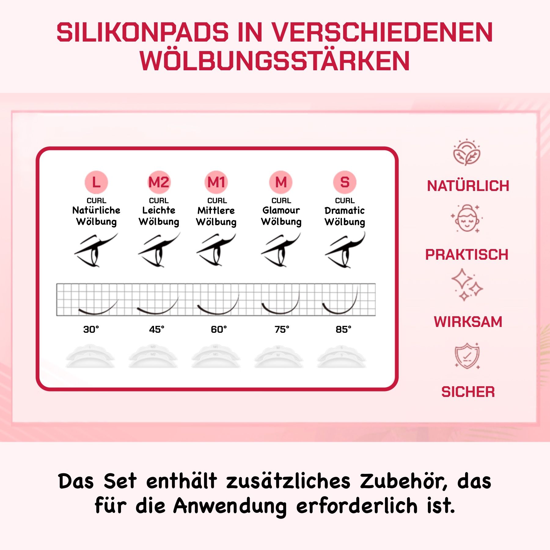 Iconsign Wimpernlifting Set der 2 Generation mit Cream Kleber
