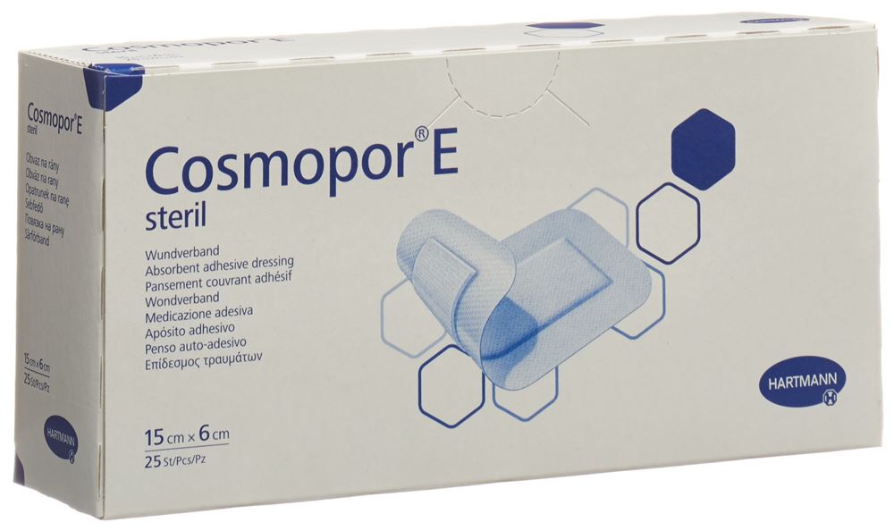 COSMOPOR Schnellverband<br>25 Stück, 15cmx6cm, steril